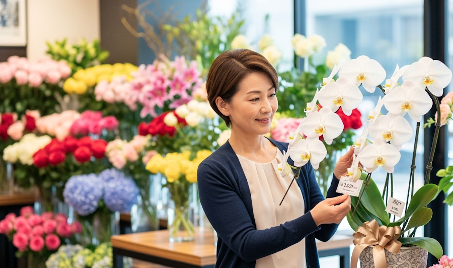 娘夫婦への新築祝いに胡蝶蘭を贈る！マナーと選び方完全ガイド