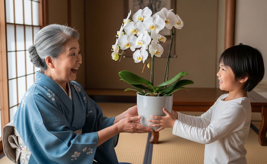 敬老の日 小学生の手紙完全ガイド！文例と胡蝶蘭の贈り物