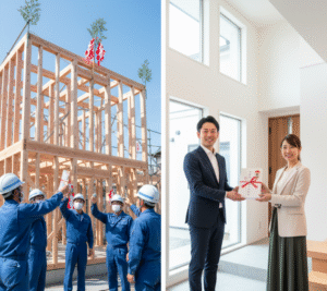 上棟祝いと新築祝いの違いは？贈る際のマナーや相場を徹底解説