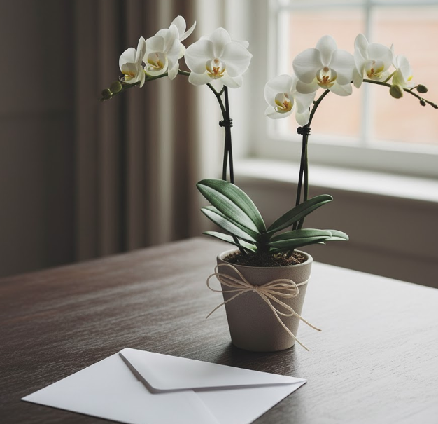 叔父へお悔やみの手紙の書き方とマナー｜供花に贈る胡蝶蘭
