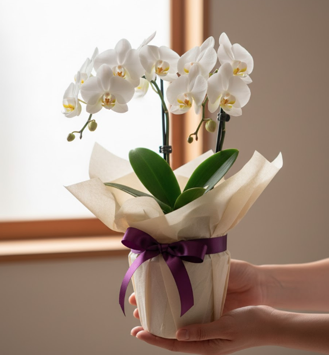 ミニ胡蝶蘭をお供えに 通販で失礼なく贈るマナーと選び方