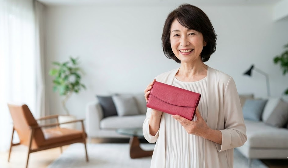還暦祝いの財布は赤がおすすめ！意味やマナーと選び方を解説