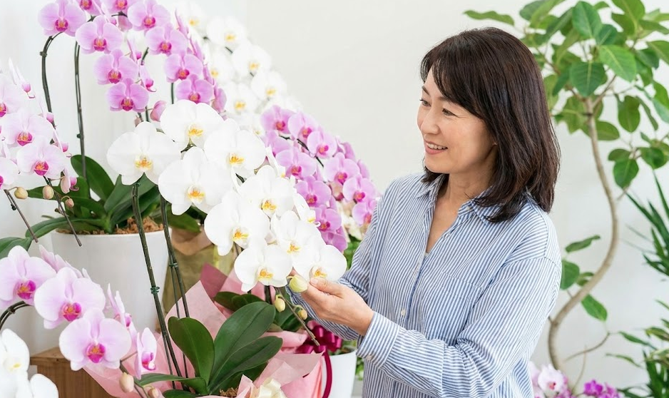 娘婿の実家へ新築祝いを贈るマナーと相場｜おすすめは胡蝶蘭