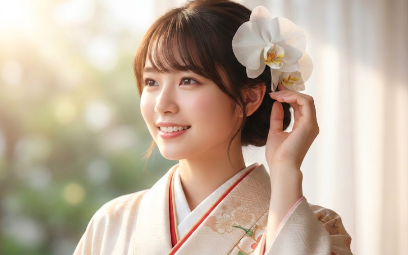 卒業式の袴に胡蝶蘭を！最高の門出を彩るヘアアレンジと合わせ方のコツ